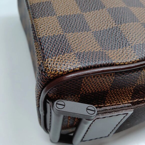 Louis Vuitton LV Shoulder Bag Olav PM Ebene Brown Damier 659-073125 - Picture 5 of 9